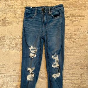 American eagle ripped jeans